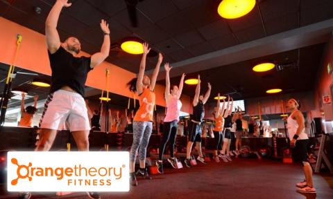 group fitness workout at orange theory