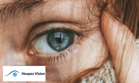 zoomed in image of a blue eye