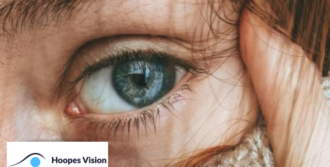 zoomed in image of a blue eye